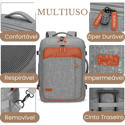 Mochila Feminina de Viagem VersaBag + 3 Necessaires GRÁTIS! - Shop Viagem