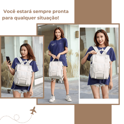 Mochila Impermeável Maternidade Comfort & Estilo - Shop Viagem