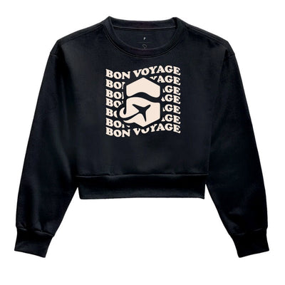 Moletom Cropped Bon Voyage - Shop Viagem