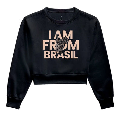 Moletom Cropped I Am From Brasil - Shop Viagem