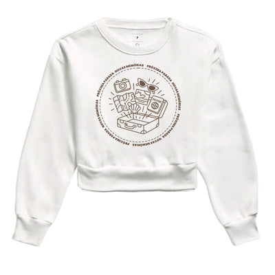 Moletom Cropped Próxima Parada – Novas Memórias - Shop Viagem