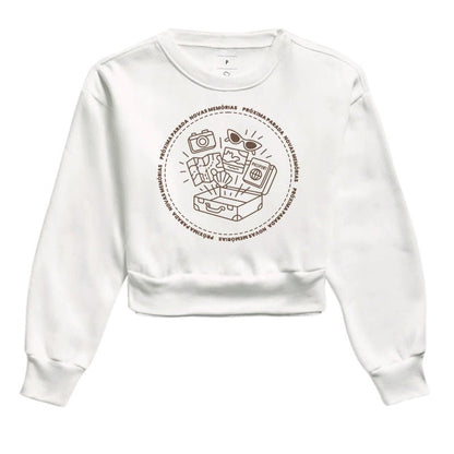 Moletom Cropped Próxima Parada – Novas Memórias - Shop Viagem