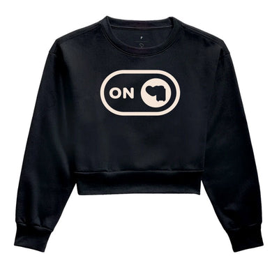 Moletom Cropped Travel Mode On - Shop Viagem