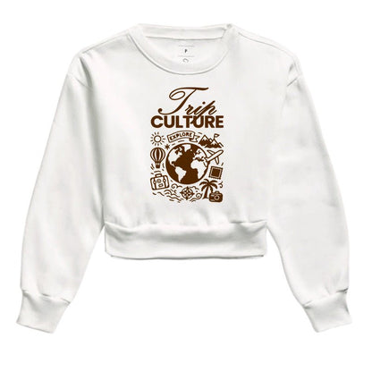 Moletom Cropped Trip Culture – Explore - Shop Viagem