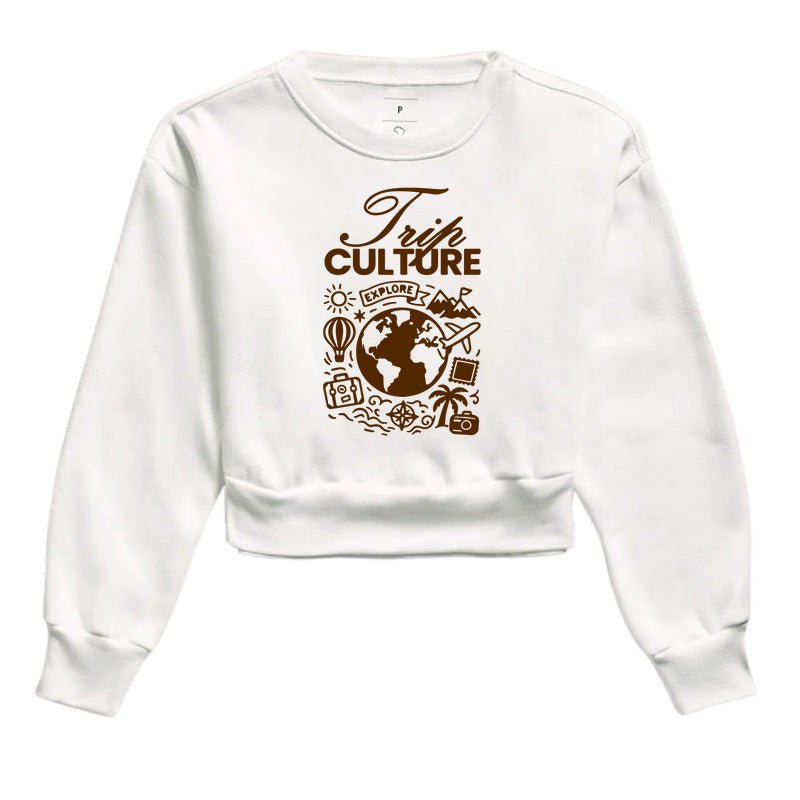 Moletom Cropped Trip Culture – Explore - Shop Viagem