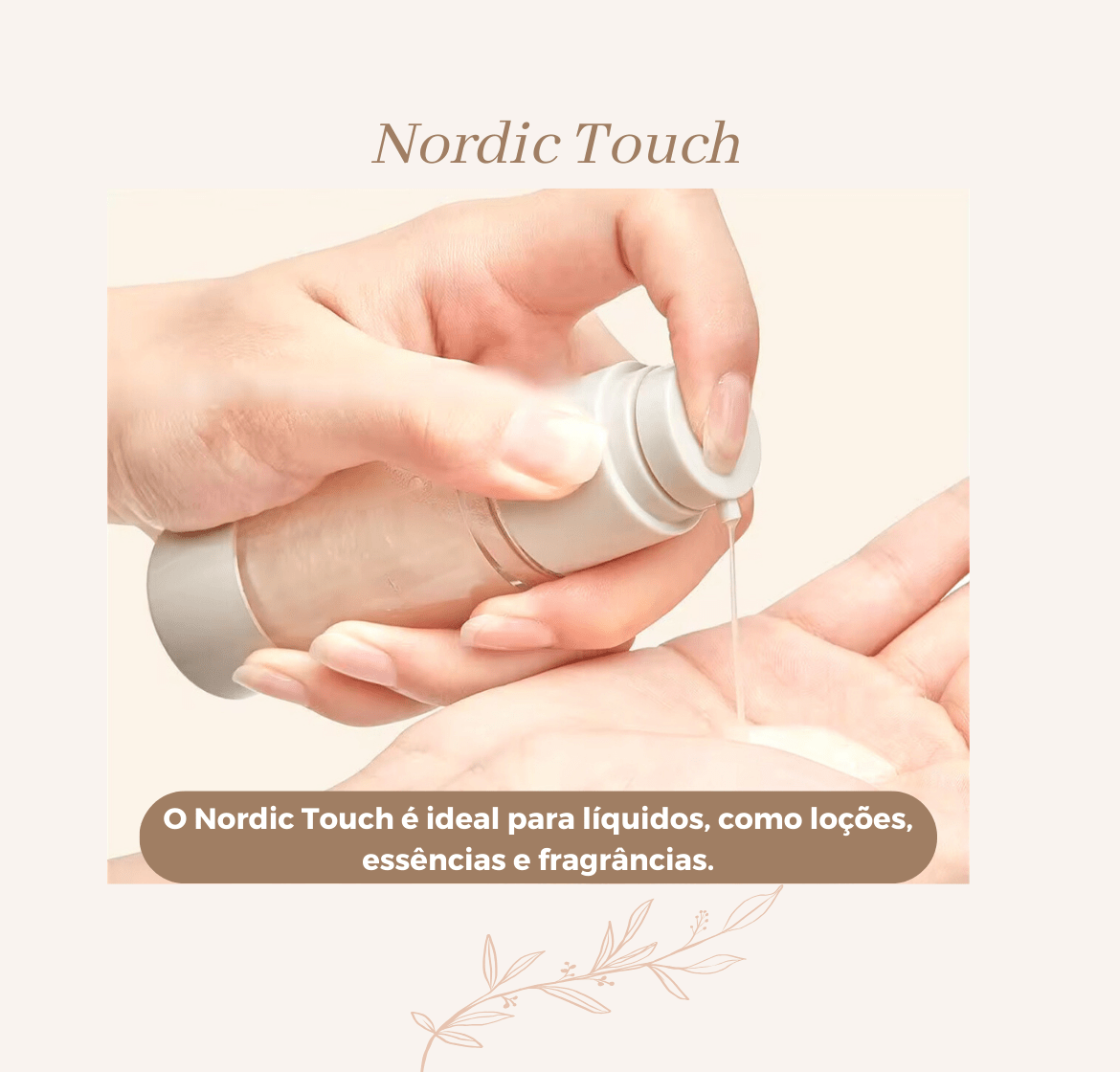 Nordic Touch - Spray Portátil de Viagem para Cosméticos - Shop Viagem