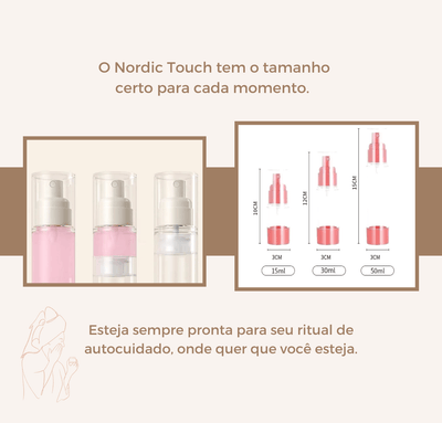 Nordic Touch - Spray Portátil de Viagem para Cosméticos - Shop Viagem