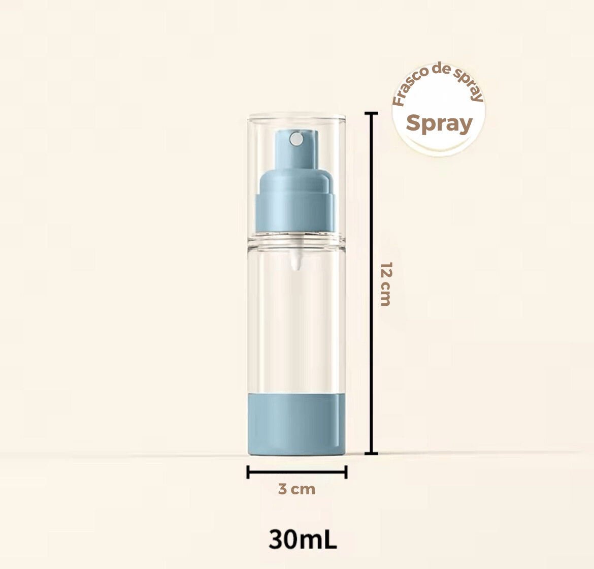 Nordic Touch - Spray Portátil de Viagem para Cosméticos - Shop Viagem