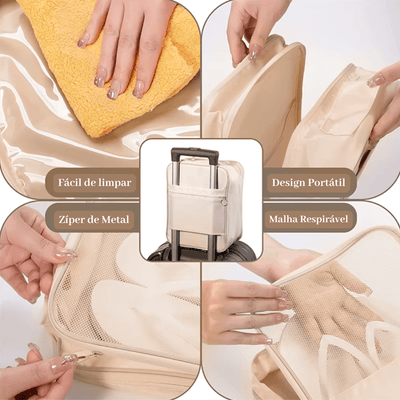 Organizador de Calçados Portátil - Multifuncional para Viagem e Armazenamento - Shop Viagem