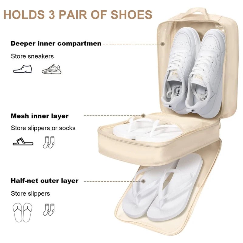 Organizador de Calçados Portátil - Multifuncional para Viagem e Armazenamento - Shop Viagem