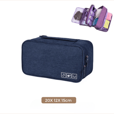 Organizador de roupa íntimas e meias para Viagem - Shop Viagem