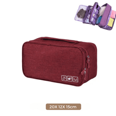 Organizador de roupa íntimas e meias para Viagem - Shop Viagem