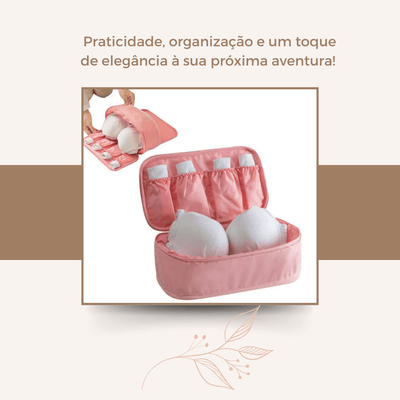 Organizador de roupa íntimas e meias para Viagem - Shop Viagem