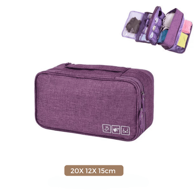Organizador de roupa íntimas e meias para Viagem - Shop Viagem