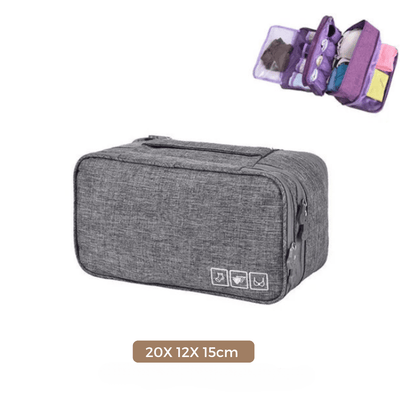 Organizador de roupa íntimas e meias para Viagem - Shop Viagem