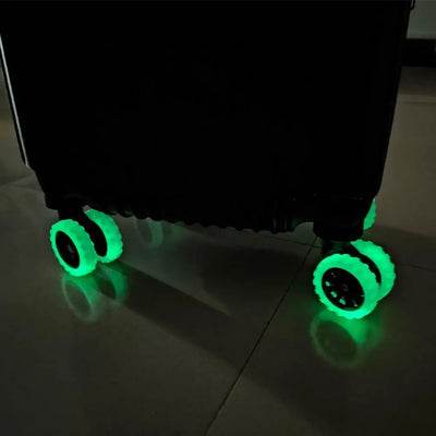 Rodas Protetoras para Malas LumiGlam Antirruído Iluminadas de Silicone - 8 peças - Shop Viagem