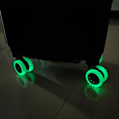 Rodas Protetoras para Malas LumiGlam Antirruído Iluminadas de Silicone - 8 peças - Shop Viagem
