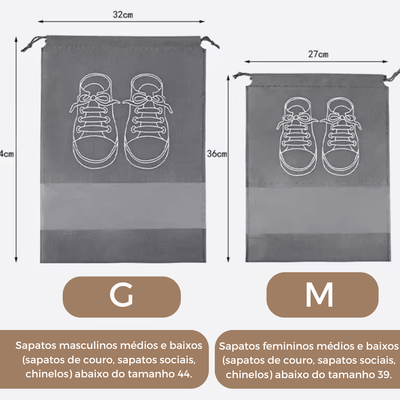 ShoeSafe Bags – Proteção e Organização para Sapatos - Shop Viagem