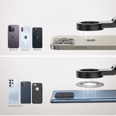 Suporte Magnético para Telefone - Rotação Flexível | Essencial para Viagens - Shop Viagem