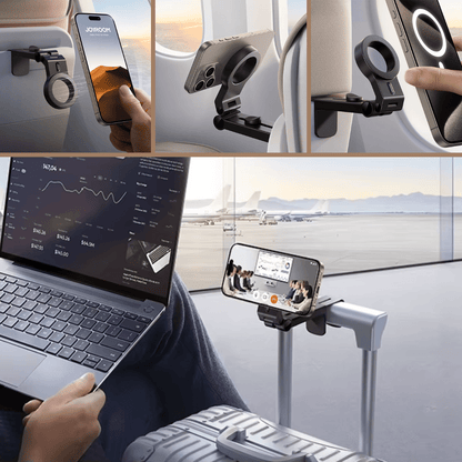 Suporte Magnético para Telefone - Rotação Flexível | Essencial para Viagens - Shop Viagem