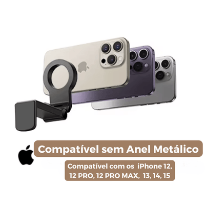 Suporte Magnético para Telefone - Rotação Flexível | Essencial para Viagens - Shop Viagem