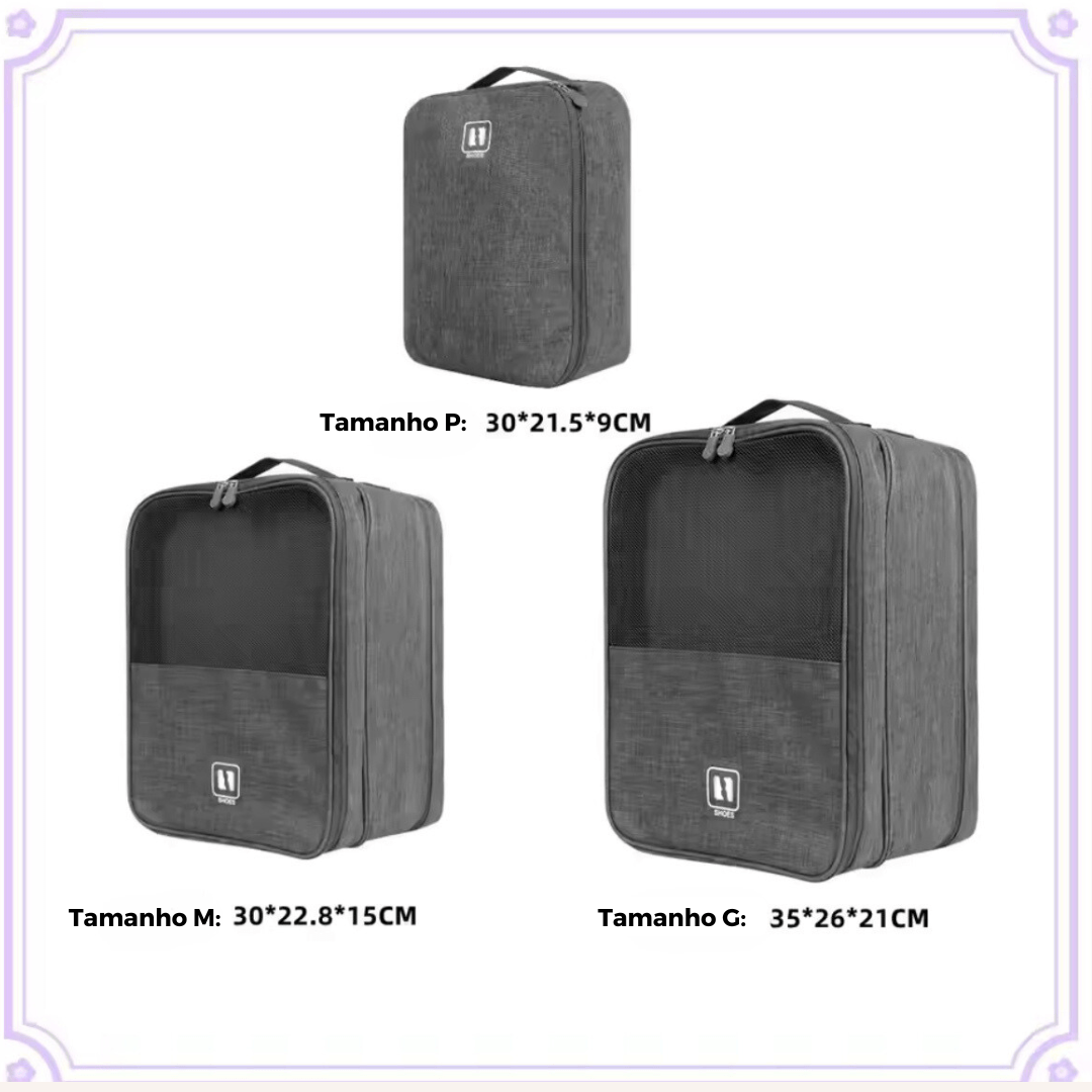 Travel ShoePro – Organizador de Sapatos com 3 Camadas - Shop Viagem