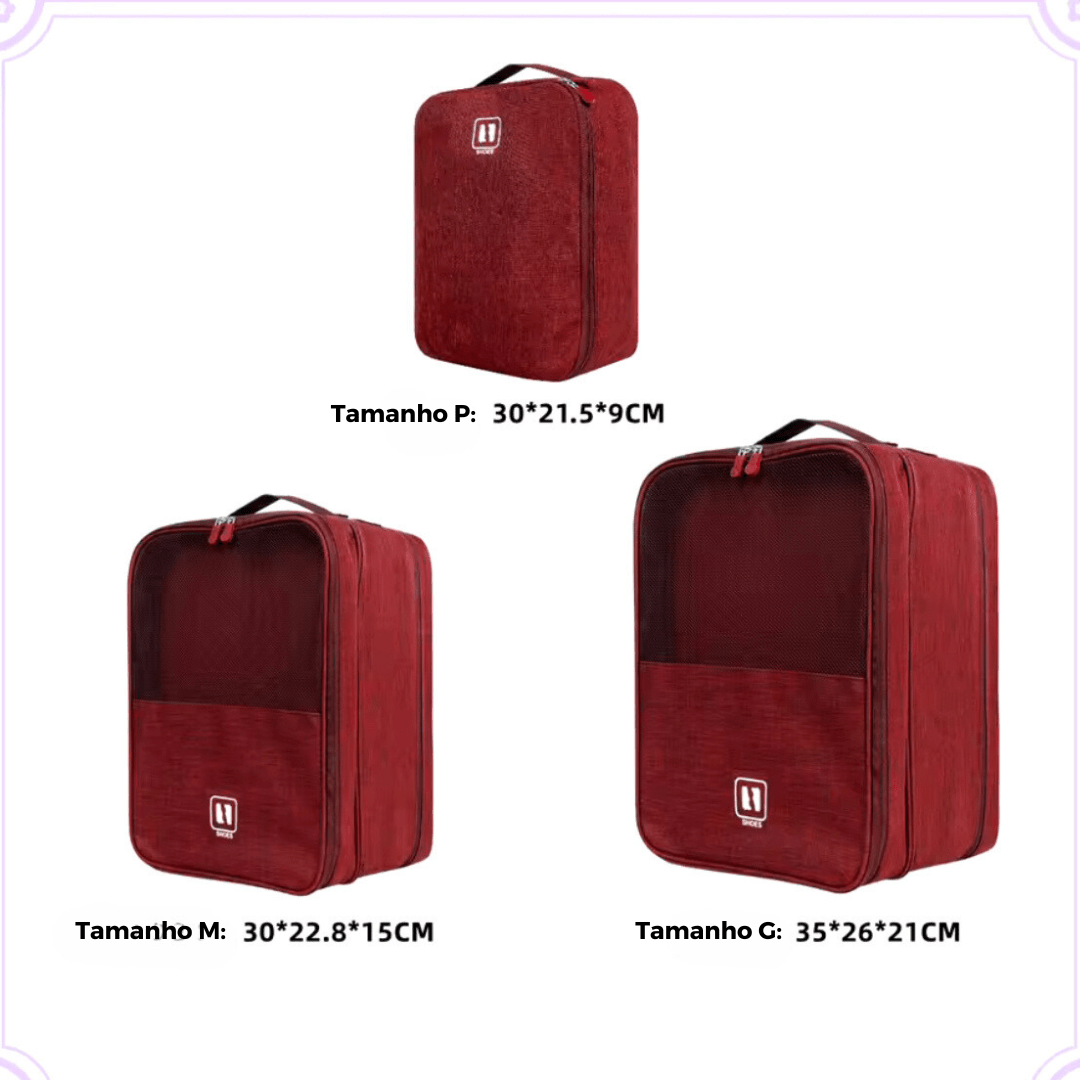 Travel ShoePro – Organizador de Sapatos com 3 Camadas - Shop Viagem