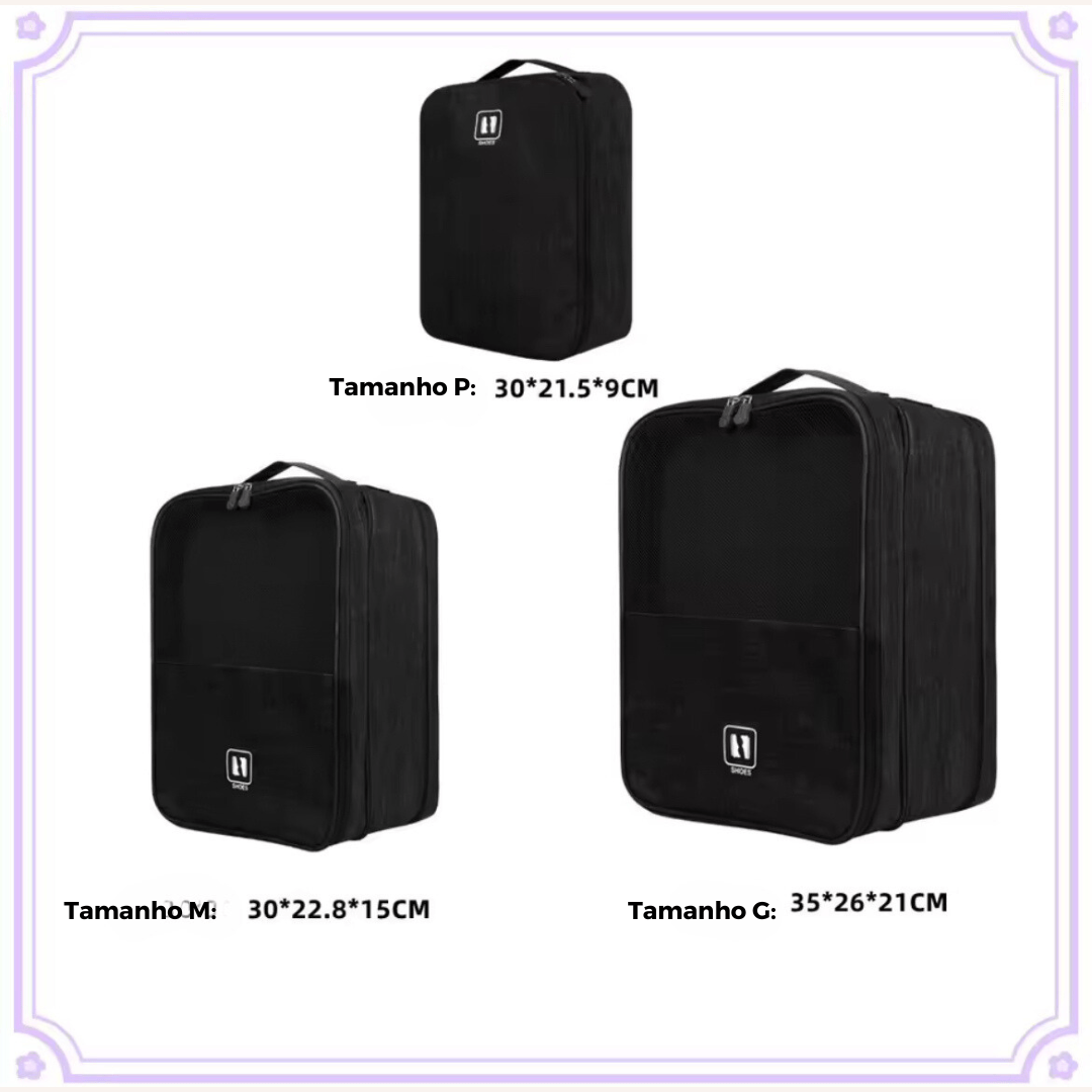 Travel ShoePro – Organizador de Sapatos com 3 Camadas - Shop Viagem