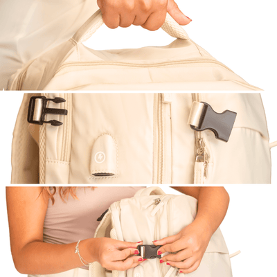 TravelDream - Mochila de Viagem Grande Feminina À Prova D'Água - Shop Viagem