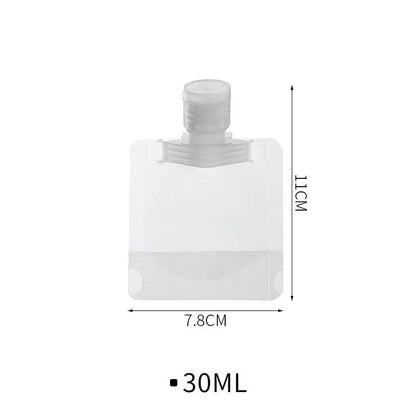 TravelFill - Kit de Mini Bolsas Recarregáveis para Cosméticos - Shop Viagem