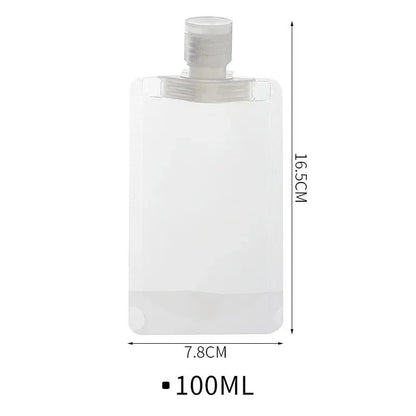 TravelFill - Kit de Mini Bolsas Recarregáveis para Cosméticos - Shop Viagem
