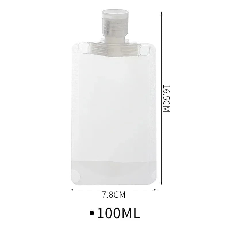 TravelFill - Kit de Mini Bolsas Recarregáveis para Cosméticos - Shop Viagem