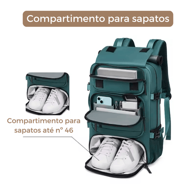 TravelMaster - Mochila de Viagem Feminina Impermeável - Shop Viagem