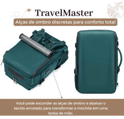 TravelMaster - Mochila de Viagem Feminina Impermeável - Shop Viagem