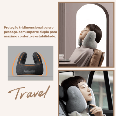 Travesseiro de pescoço com apoio 360° - Shop Viagem