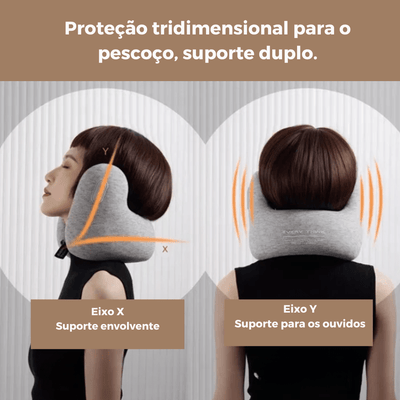 Travesseiro de pescoço com apoio 360° - Shop Viagem