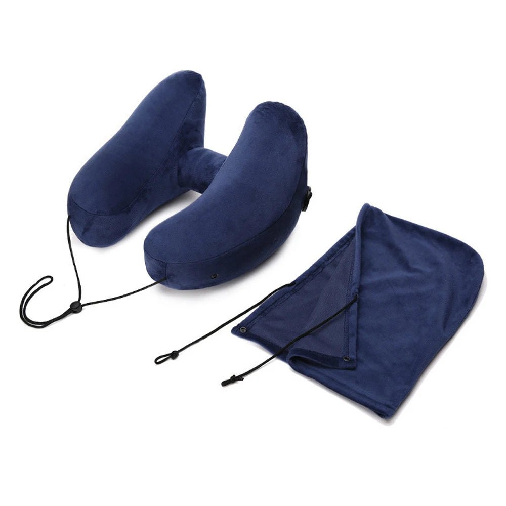 Travesseiro para Pescoço ComfyNeck em Formato H com Capuz - Shop Viagem
