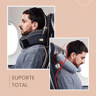Travesseiro para Pescoço TravelNeck em Formato U com Suporte 360° - Shop Viagem