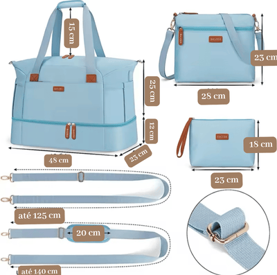 VersaTravel Kit Completo de Viagem 5 em 1 - Shop Viagem