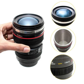 Caneca Térmica para Viagem - Lente de Câmera Fotográfica Coolmug