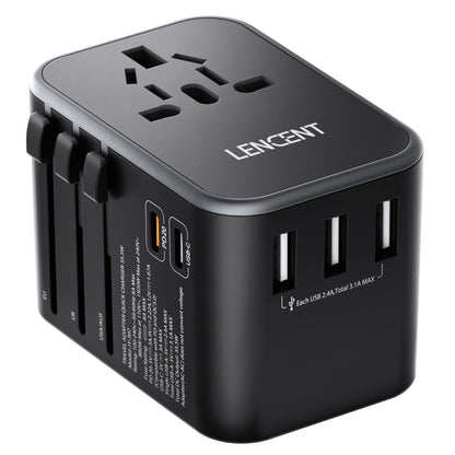 Adaptador de Tomadas Universal 6 em 1 - Shop Viagem