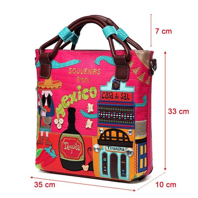 Bolsa de Couro Mexicana - Shop Viagem