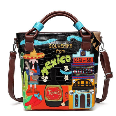 Bolsa de Couro Mexicana - Shop Viagem