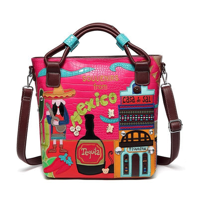 Bolsa de Couro Mexicana - Shop Viagem