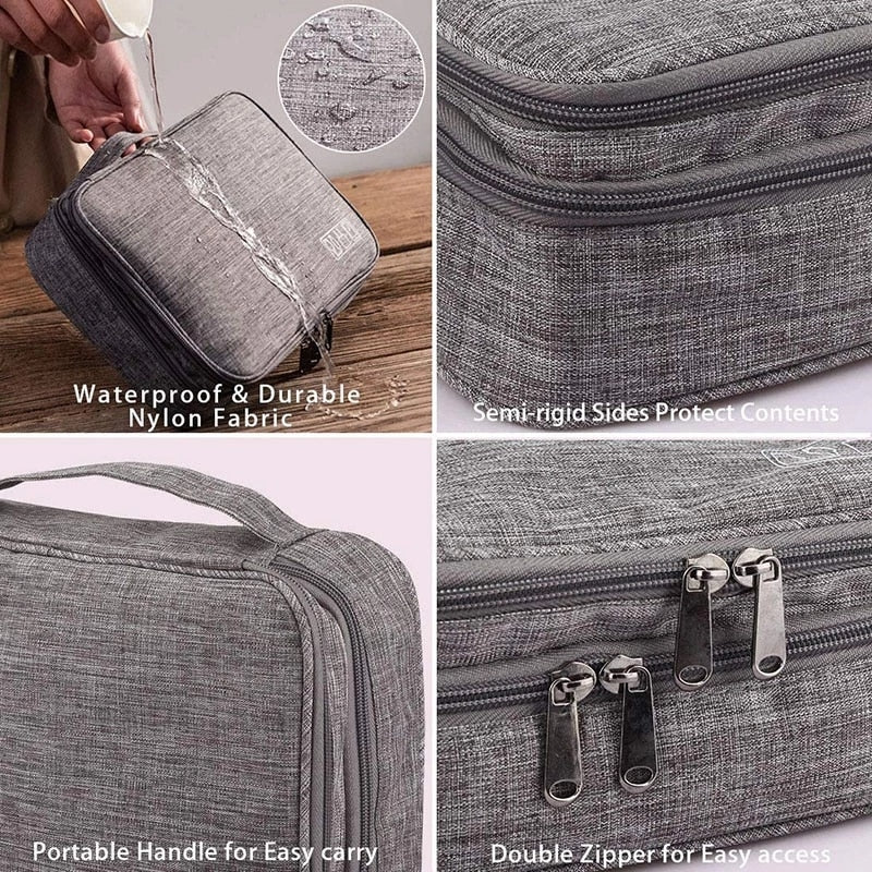 Bolsa Organizadora de Cabos e Acessórios A Prova D'Água - Shop Viagem