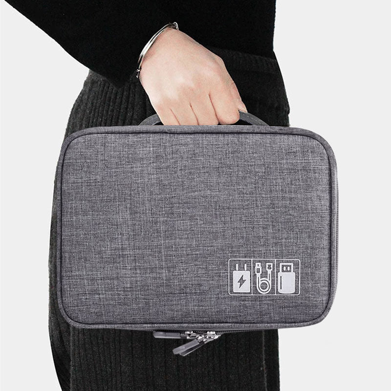 Bolsa Organizadora de Cabos e Acessórios A Prova D'Água - Shop Viagem