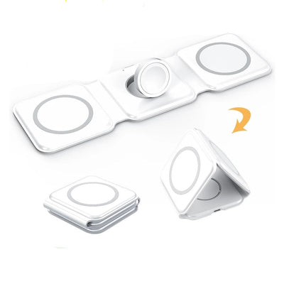 Carregador 3 em 1 Dobrável MagFlex - Shop Viagem