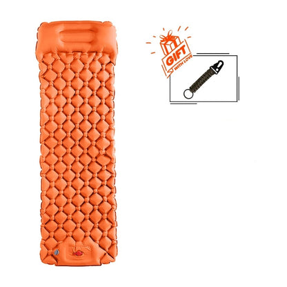 Colchão Inflável para Acampamento com Travesseiro Solteiro - Shop Viagem