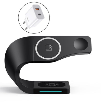 Estação de Carregamento iCharge Hub - 4 em 1 - Shop Viagem