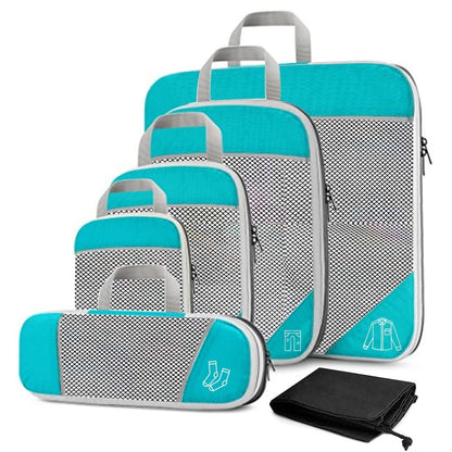 Kit 6 Bolsas Organizadoras De Compressão Para Malas De Viagem - Shop Viagem